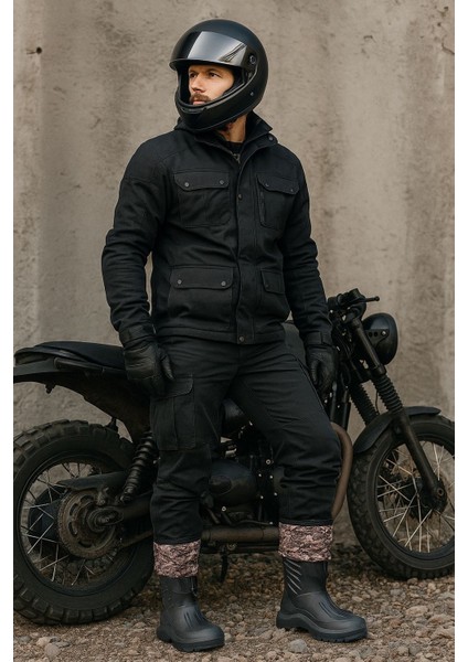 Erkek Siyah Su Geçirmez Balıkçı Motorcu Kurye Avcı Yağmur Kar Çizmesi Termal Çoraplı fırsatları