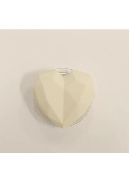 Popsocket 3D Geometrik Kalp Modeli Renkli Yapışkanlı Telefon Tablet Tutacağı ve Standlı Tasarım