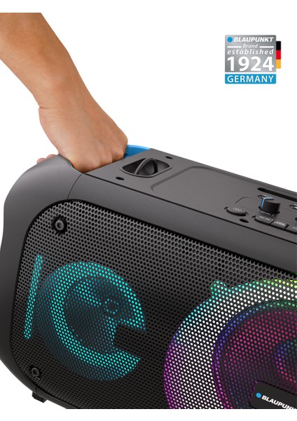 PL700 Mikrofonlu Uzaktan Kumandalı Kablosuz Bluetooth Speaker Hoparlör 70W Siyah(Blaupunkt Türkiye Garantili)