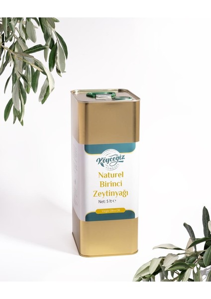 Naturel Birinci Zeytinyağı 5 Lt Teneke