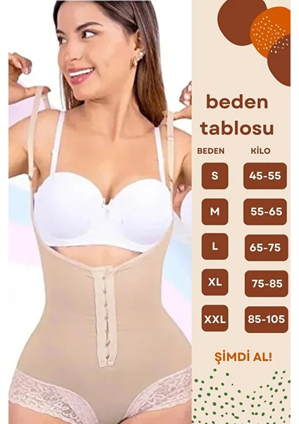 Sweet Saun Fajas Kum Saati Görünümlü Dandel Detaylı Toparlayıcı Lazer Kesim Zıbın Korse fırsatları