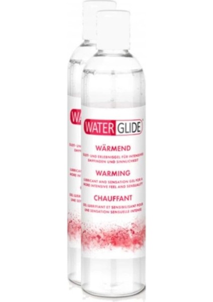 Water Glide Waterglide Warming Lubricant Gel 400ML Isıtıcılı Jel 2 Adet