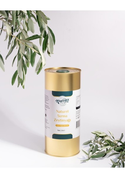 Naturel Sızma Zeytinyağı 2 Lt Teneke