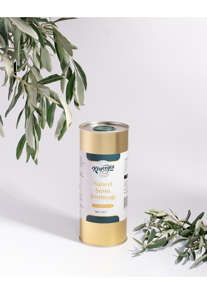 Naturel Sızma Zeytinyağı 1 Lt Teneke