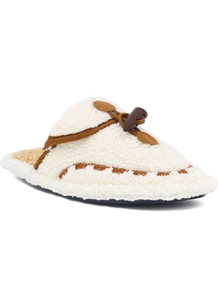 Kadın Kışlık Düğmeli Içi Havlulu Rahat Kaymaz Tüylü Ev Terliği fiyatları