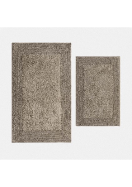 Petra 2'li Banyo Paspas Seti Karde Pamuk Bej 60 x 90-40 x 60 fırsatları