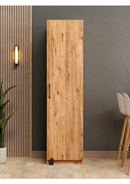 Kuzeylife Novensa Çok Amaçlı Erzak-Kiler Dolabı Tek Kapaklı Çam modelleri