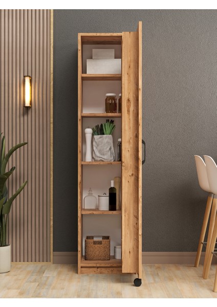 Kuzeylife Novensa Çok Amaçlı Erzak-Kiler Dolabı Tek Kapaklı Çam fırsatları