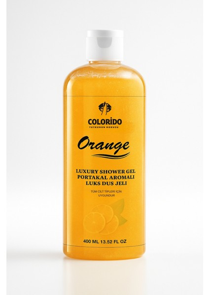 Colorido Luxury Shower Gel Orange Aromalı Lük Duş Jeli 400 ml fiyatları
