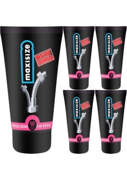 Maxsize Maxi Size Cream Erkeğe Özel 5 Adet 50 ml Şekillendirici Hareketleyici Krem