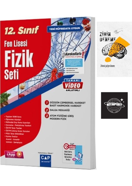 Çap 12. Sınıf Fen Lisesi Fizik SETI+ZIHINDENEME-KD374