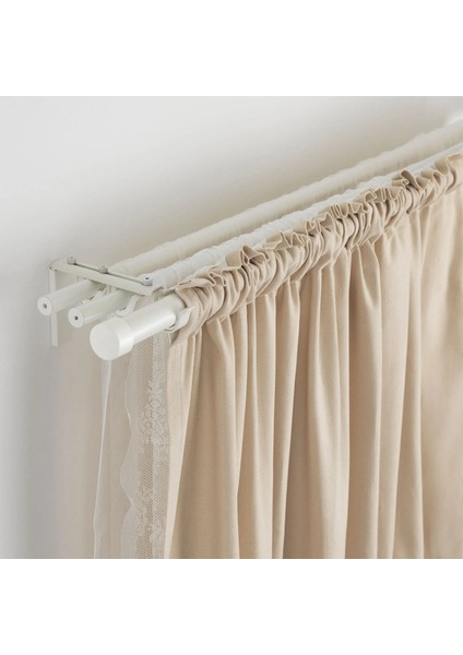 Racka Perde Çubuğu Beyaz 210 - 385 cm fiyatları