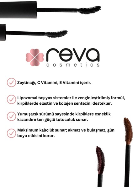 Uzatan Hibrit Maskara Mürdüm - Hybrid Length & Curl Mascara Prune - No: 323 - Vegan Temiz Içerik