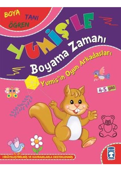 Yumişin Oyun Arkadaşları - Yumişle Boyama Zamanı