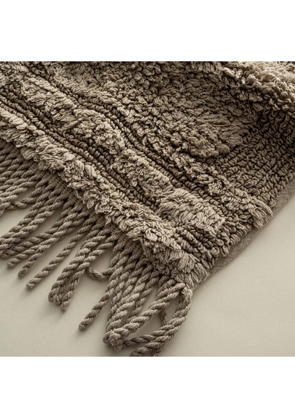 Luna 2'li Banyo Paspas Seti Karde Pamuk Bej 60 x 90-40 x 60 indirimleri