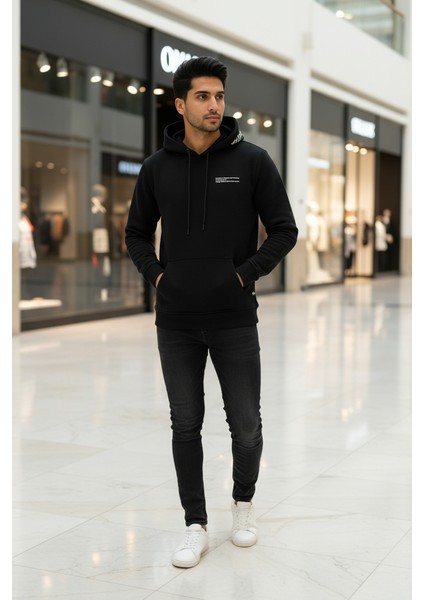 Gavi Kapüşonlu Erkek Sweatshirt Siyah modelleri