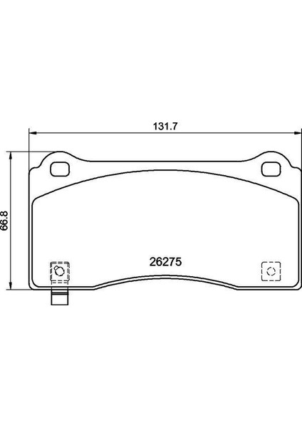 P09028 - Fren Balatası On Tesla Model 3 5yj3 2020 Model Y 5yjy 2019