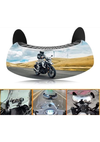 Kör Nokta Bisiklet Motosiklet Aynası 180 Derece Görüş-Kurulumu Yapılmış modelleri