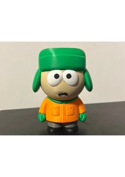 Kyle - South Park Yeşil Şapkalı Dekoratif Figür – 3D Baskı Koleksiyon Biblo
