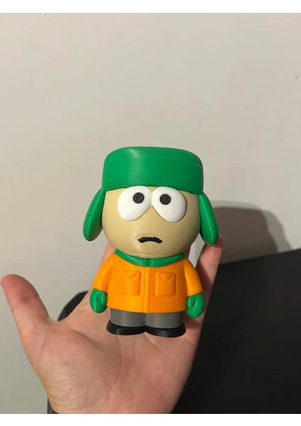 Kyle - South Park Yeşil Şapkalı Dekoratif Figür – 3D Baskı Koleksiyon Biblo fırsatları