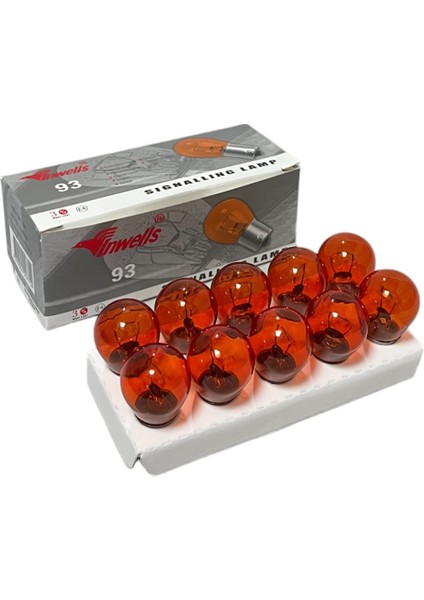 Turuncu Sinyal Ampulü 93 12V 21W Yakın Tırnak modelleri