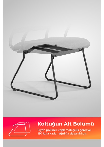 Metta Sit Air Misafir-Bekleme Koltuğu (10 Yıl Garantili)