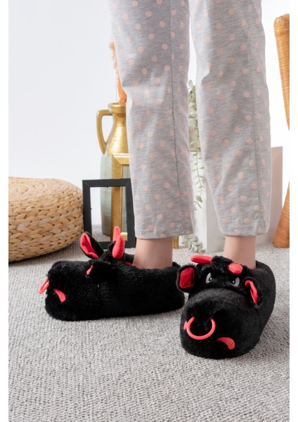 Unisex Hayvanlı Panduf Ev Ayakkabısı Ses Yapmaz Taban fiyatları