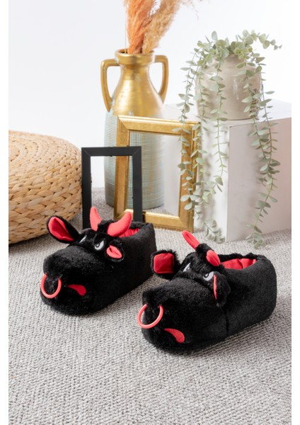 Unisex Hayvanlı Panduf Ev Ayakkabısı Ses Yapmaz Taban fırsatları