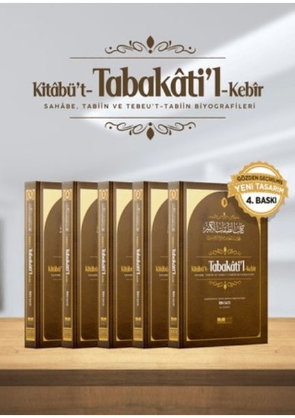 Kitabü't-Tabakati'l- Kebir Tabakat (5 Cilt)