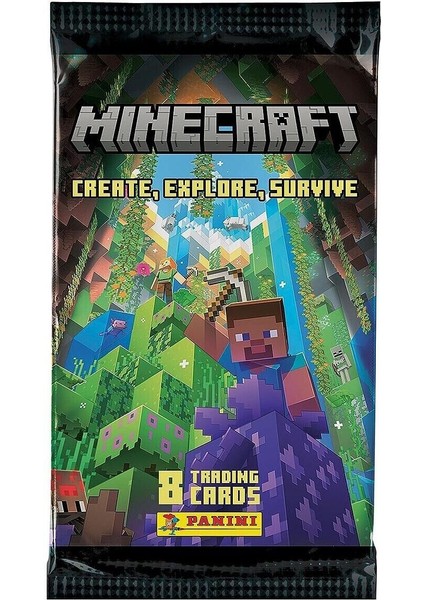 Minecraft Trading Card 1 Paket (8 Kart)