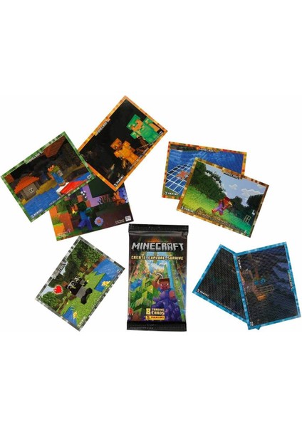 Minecraft Trading Card 1 Paket (8 Kart) fiyatları