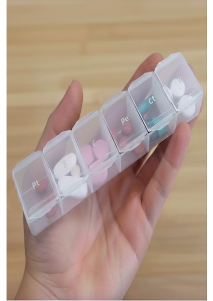 Haftalık ilaç sallama kutusu Organizer vitamin kutusu fiyatları