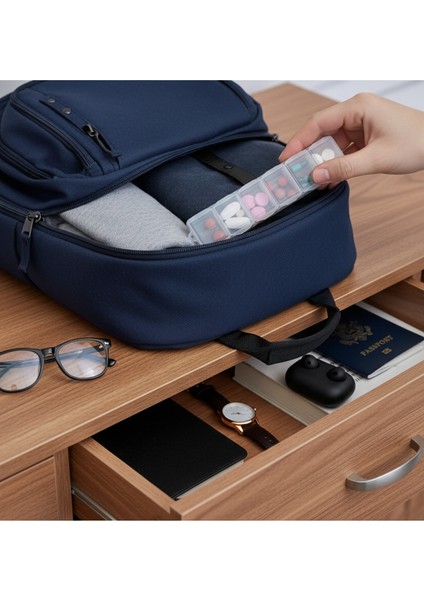 Haftalık ilaç sallama kutusu Organizer vitamin kutusu modelleri