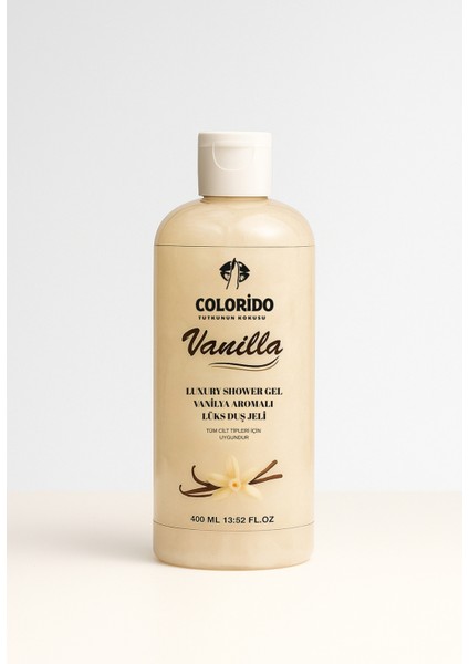 Colorido Luxury Shower Gel Vanılla Aromalı Lük Duş Jeli 400 ml fiyatları