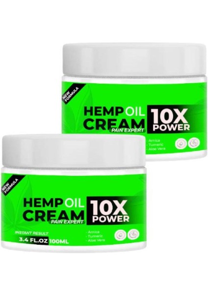 Louise Beauty Hempoil Cream 10X Pain Expert Yoğun Ağrılarınızı Için Bakım Kremi 100 ml x 2 Adet