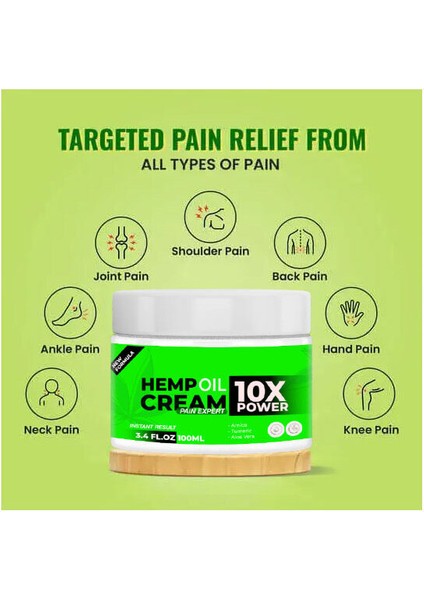 Louise Beauty Hempoil Cream 10X Pain Expert Yoğun Ağrılarınızı Için Bakım Kremi 100 ml x 2 Adet modelleri