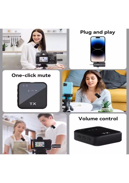 Video Kaydı,gürültü Önleyici Type-C Android/iphone/kameralar/dizüstü Kablosuz Mikrofon fiyatları
