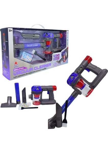 Şarjlı Dikey Süpürge | Mini Elektrikli Temizlik Oyuncağı | Evcilik & Temizlik Seti 096-15 fiyatları