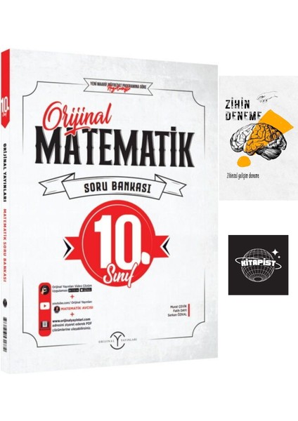 Orijinal Yayınları 10. Sınıf Orijinal Matematik Soru BANKASI+ZIHINDENEME-KD282
