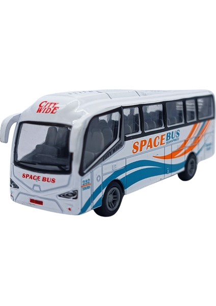 Diecast Metal Oyuncak Otobüs M8898-24/M8828