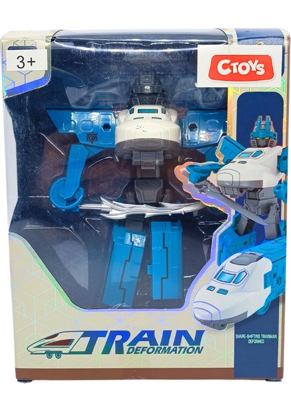 Trene Dönüşebilen Oyuncak Robot CTOY-FB141 fırsatları