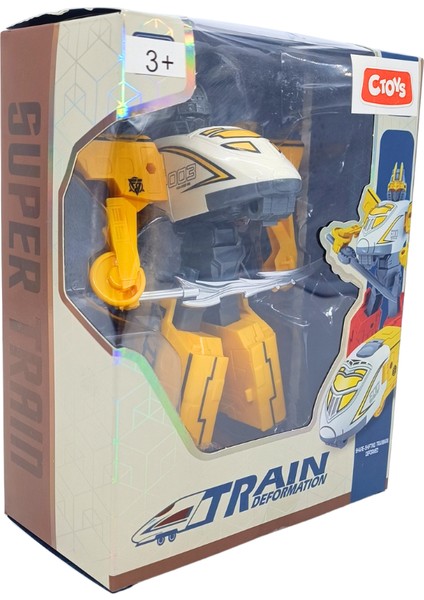 Trene Dönüşebilen Oyuncak Robot CTOY-FB141 modelleri