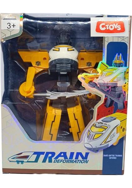 Trene Dönüşebilen Oyuncak Robot CTOY-FB141 fırsatları