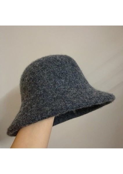 Retro Tarz Şık ve Modern Kadın Keçe Kışlık Şapka (Yurt Dışından)