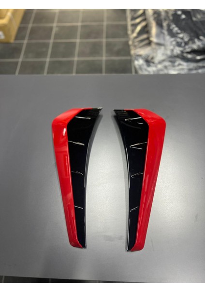 Honda Civic Fc5 Fk7 3D Typer Kırmızı Çamurluk Venti