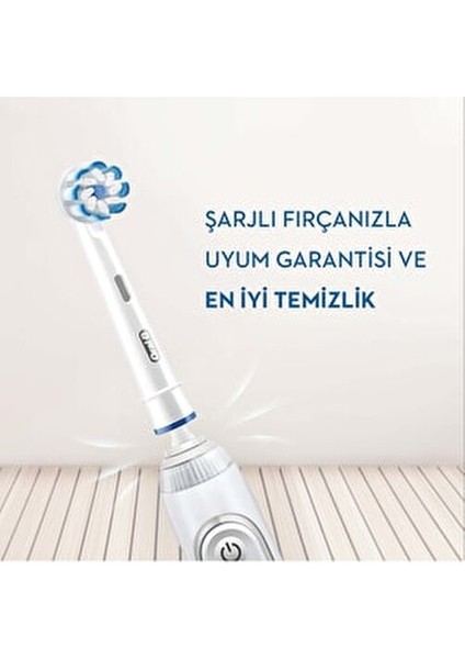 Sensitive Clean&Care Diş Fırçası Yedek Başlık Orta Sertlikte 4'lü Paket Hassas Temizlik indirimleri