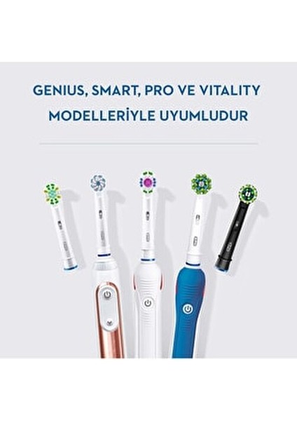 Sensitive Clean&Care Diş Fırçası Yedek Başlık Orta Sertlikte 4'lü Paket Hassas Temizlik