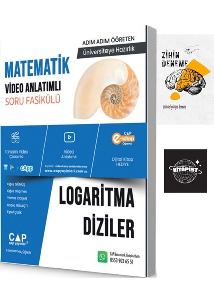 Çap Matematik Logaritma Diziler Konu Anlatımlı Soru BANKASI+ZIHINDENEME-KD513