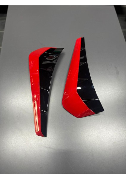 Honda Civic Fc5 Fk7 3D Typer Kırmızı Çamurluk Venti