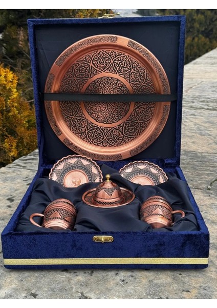2 Li Kadife Kutulu Lüx Fincan Takımı